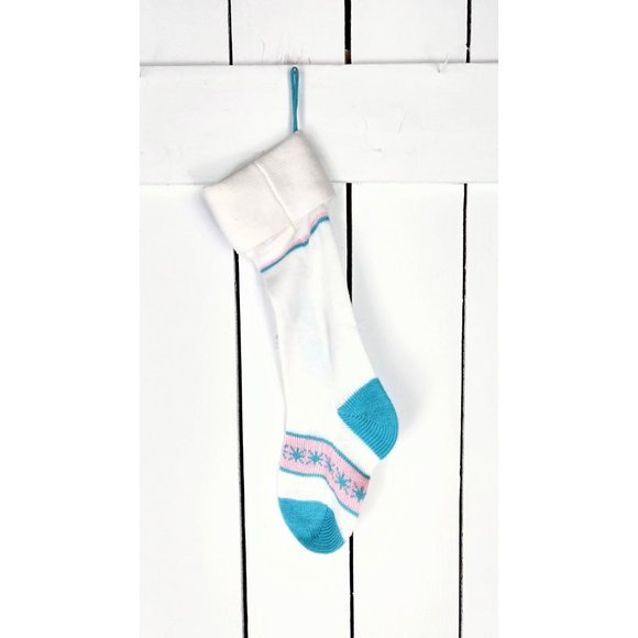 Vintage Babys First Christmas teddy bear Christmas stocking - Picture 3 of 3